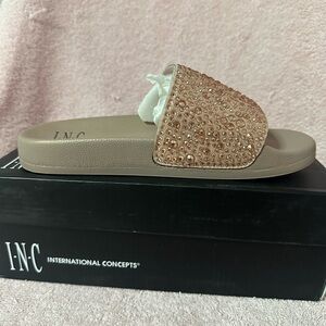 INC rhinestone slides